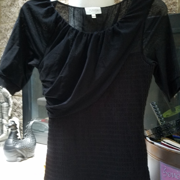 Anthropologie Deletta Whirled Mesh top S - Picture 2 of 5